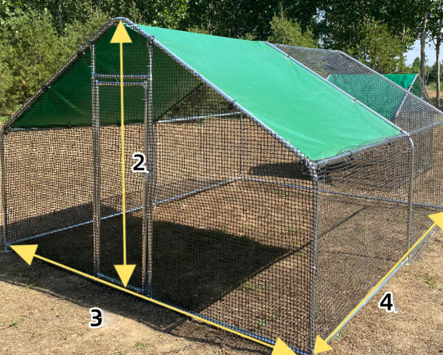ShelterMax – Kültéri menedék és multifunkcionális madárház madaraknak (2x3x4m)