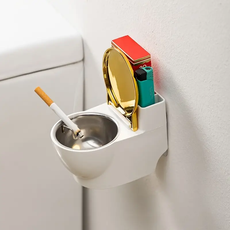 WC típusú fali hamutartó