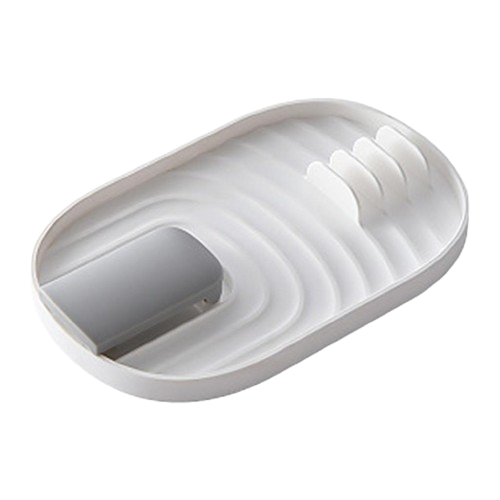 Spatula és serpenyőfedél támasztéka (2 darabos készlet)