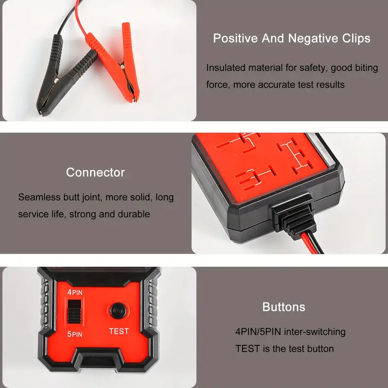Relaydo™ - 12 V-os autós relé teszter