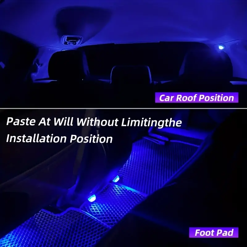 RGB dekoratív LED lámpa (4 db)