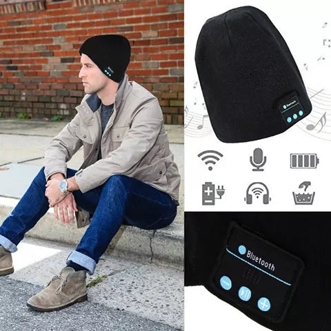 Téli sapka Bluetooth rendszerrel Unisex