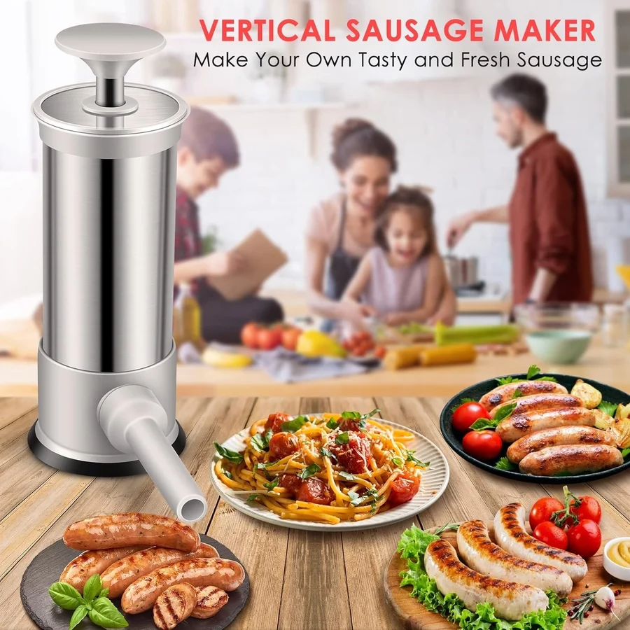 SausageCraft™ eszköz kolbász és cartabo készítéséhez 4 csővel