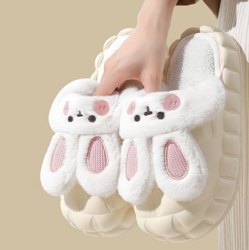 CuteRabbit™ kivehető puffadt papucs