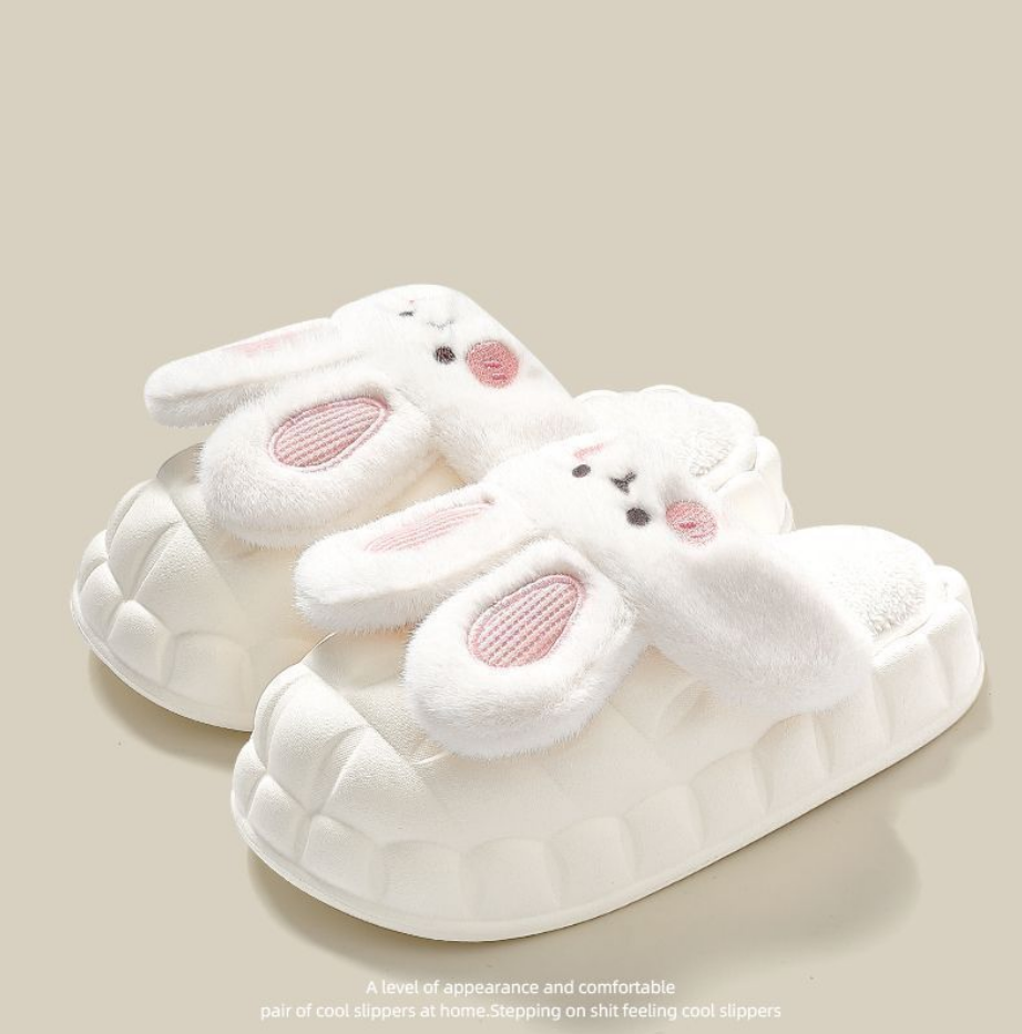 CuteRabbit™ kivehető puffadt papucs