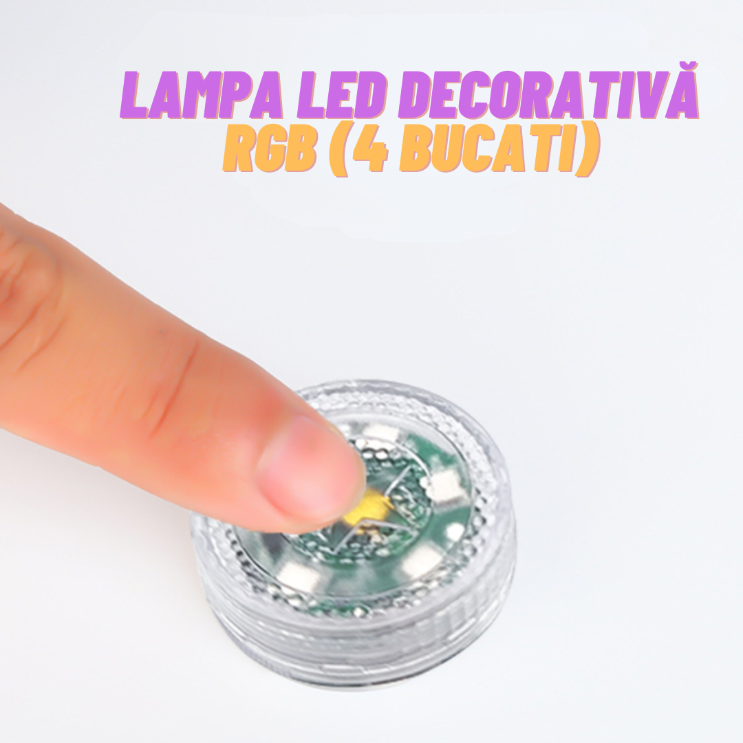 RGB dekoratív LED lámpa (4 db)