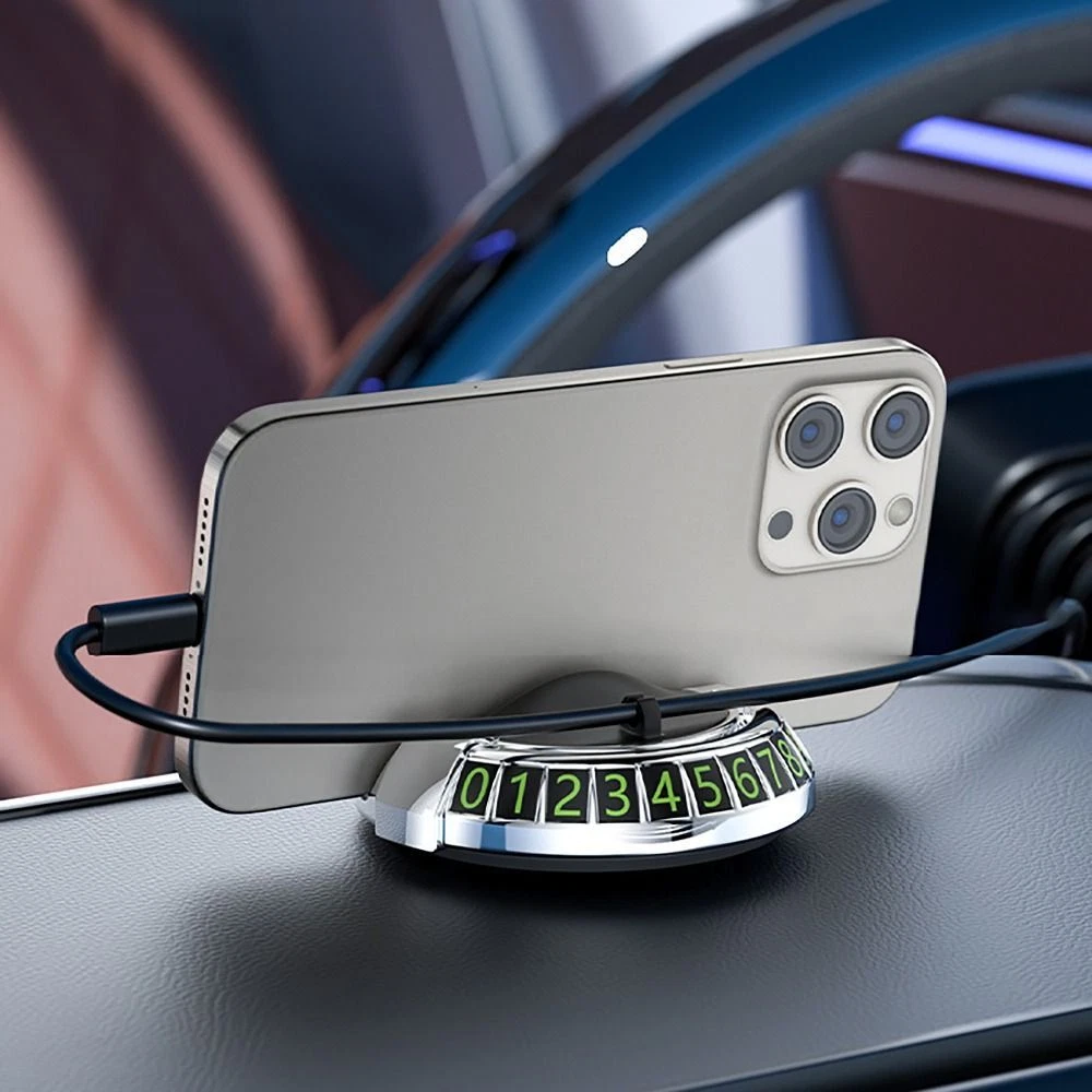 Turn&Call™ – 360°-os autós telefontartó telefonszám-beállítással