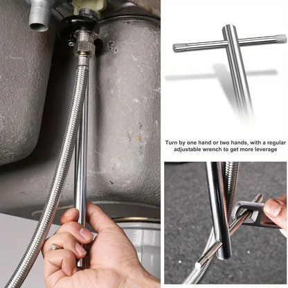 WiteMate™ – Állítható mosogatókulcs csavarmechanizmussal és 180°-ban forgatható fejjel
