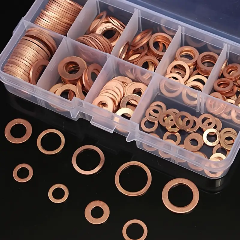 SealCopper™ – 200 db-os réz O-gyűrűs tömítéskészlet rendeződobozban