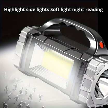 ProFlash™ – többfunkciós zseblámpa napelemes töltéssel és COB LED-del