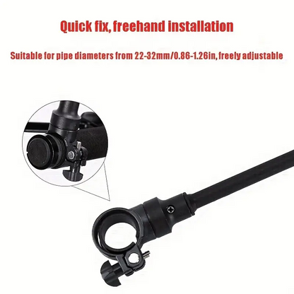 Csúszásgátló visszapillantó tükrök 22-38 mm-es kormányhoz (2 db)