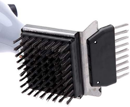 Ergonomikus grilltisztító kefe