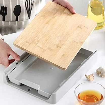 BambooChef™ konyhai aprítógép többfunkciós fiókkal