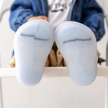 TinySteps™ - Légáteresztő, csúszásgátló zokni gyerekeknek, hálós kialakítású, talppal