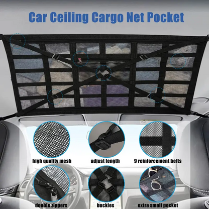 CeilLock™ Tárolóháló az autó tetejére