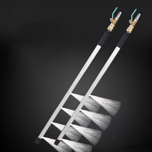 Jetinox™ - Professzionális rozsdamentes acél lándzsa 60 cm – 4 fúvóka + több csatlakozó