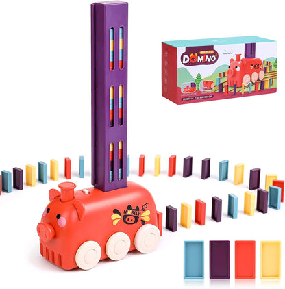 Domino vonat állati dizájnnal