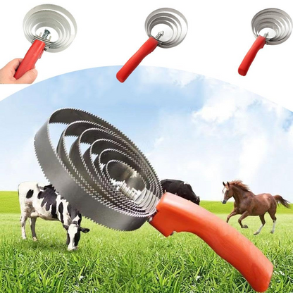 🔥1+1 AJÁNLAT!🔥FARMGROOM PRO™ – Professzionális kefe szarvasmarháknak, lovaknak és juhoknak