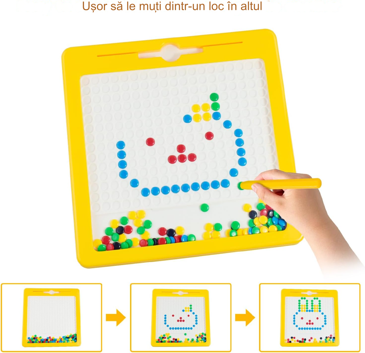 Mágneses puzzle tábla gyerekeknek