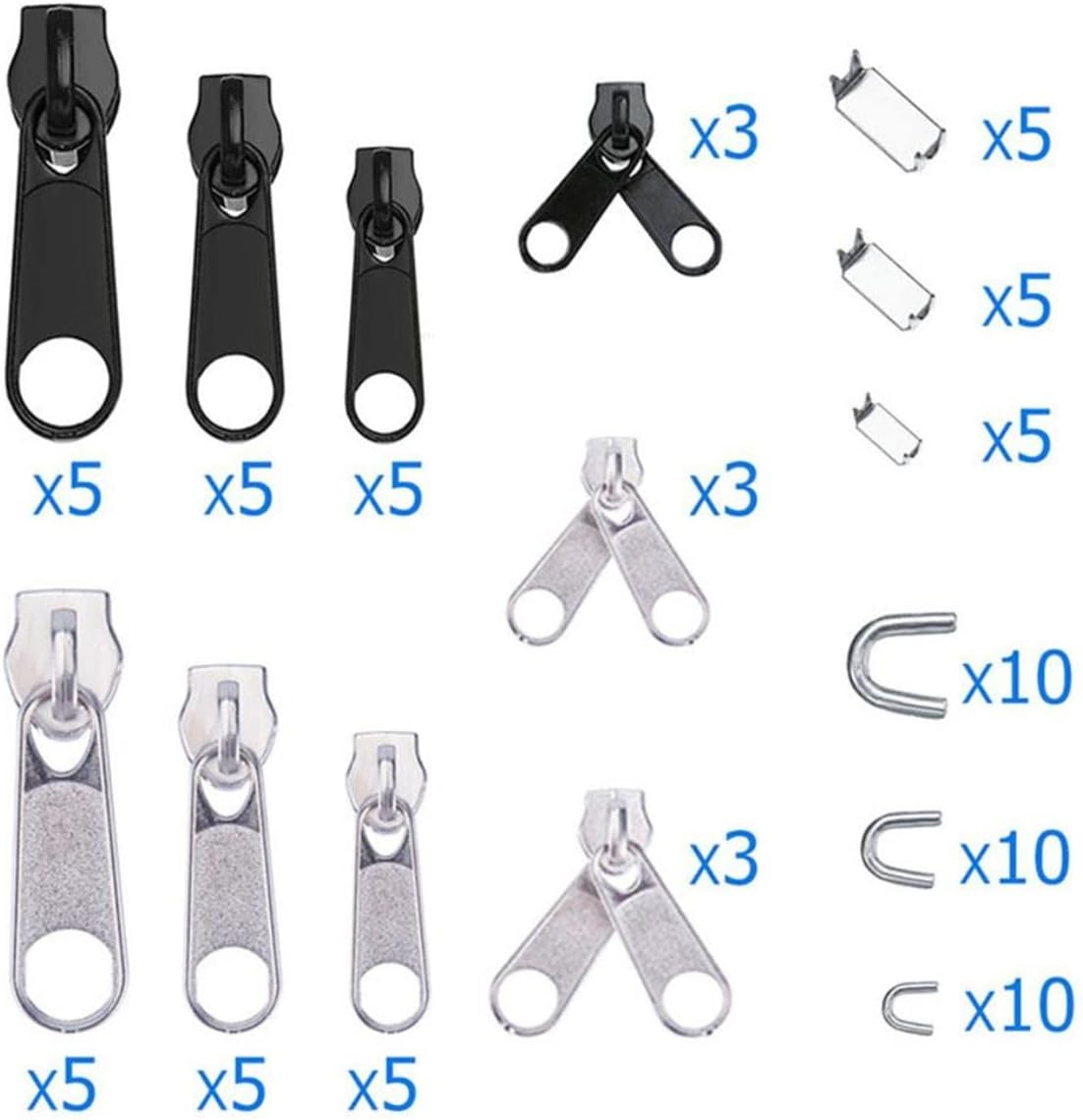 FixMyZip™ cipzárjavító készlet, 84 darab