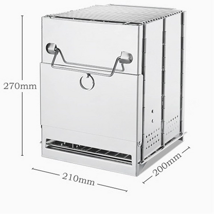 NomadGrill™ Mini Grill kempingezéshez és utazáshoz