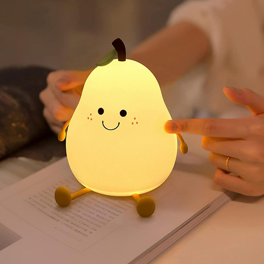 PearGlow™ - Körte alakú éjjeli lámpa többszínű fénnyel