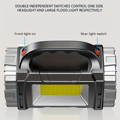 ProFlash™ – többfunkciós zseblámpa napelemes töltéssel és COB LED-del