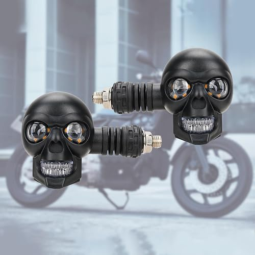 SKULLIX™ - Koponya formájú LED irányjelző motorkerékpárhoz