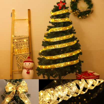 LED szalag díszlámpákkal a karácsonyfához (5 m)