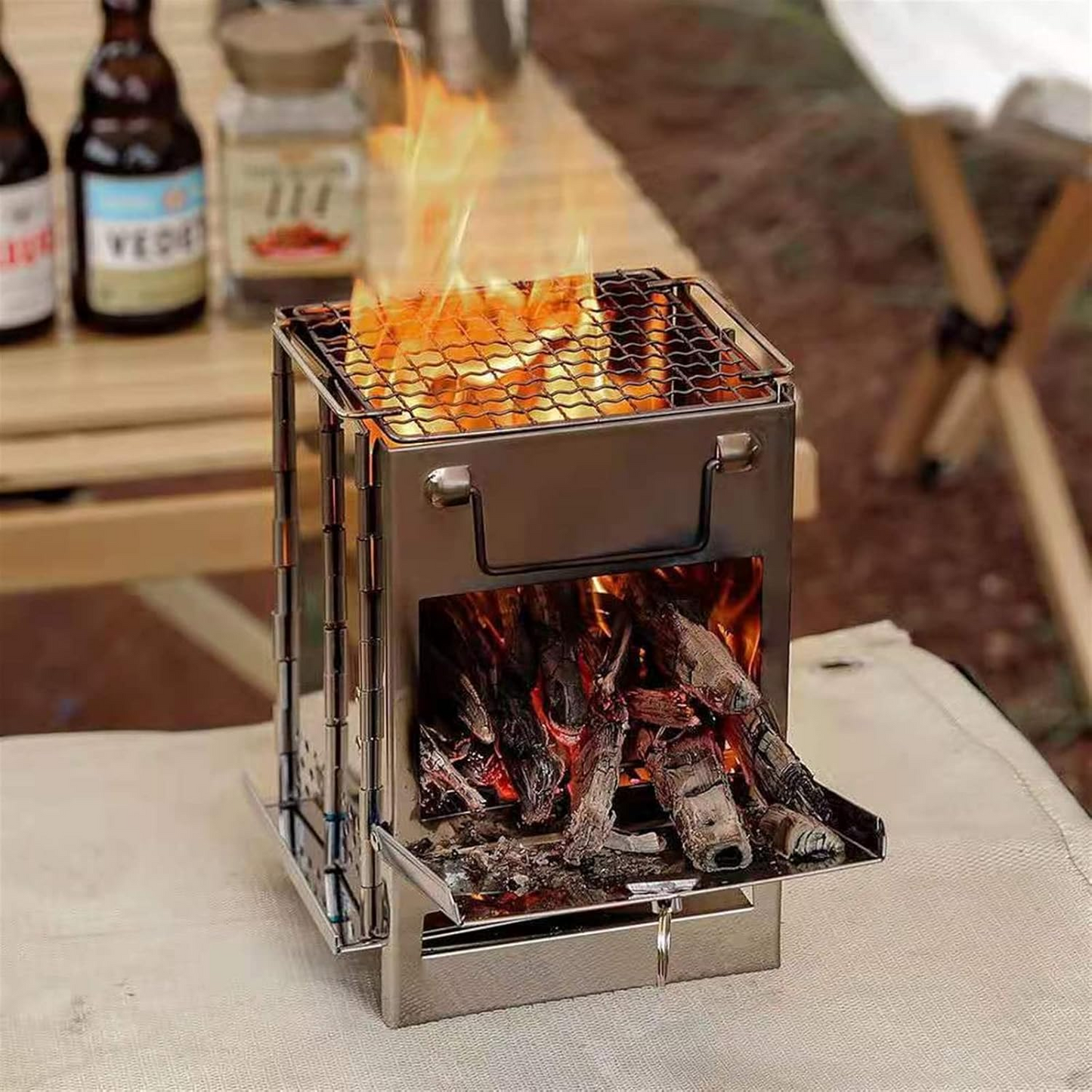 NomadGrill™ Mini Grill kempingezéshez és utazáshoz
