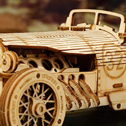 3D-s fából készült puzzle felnőtteknek-mechanikus