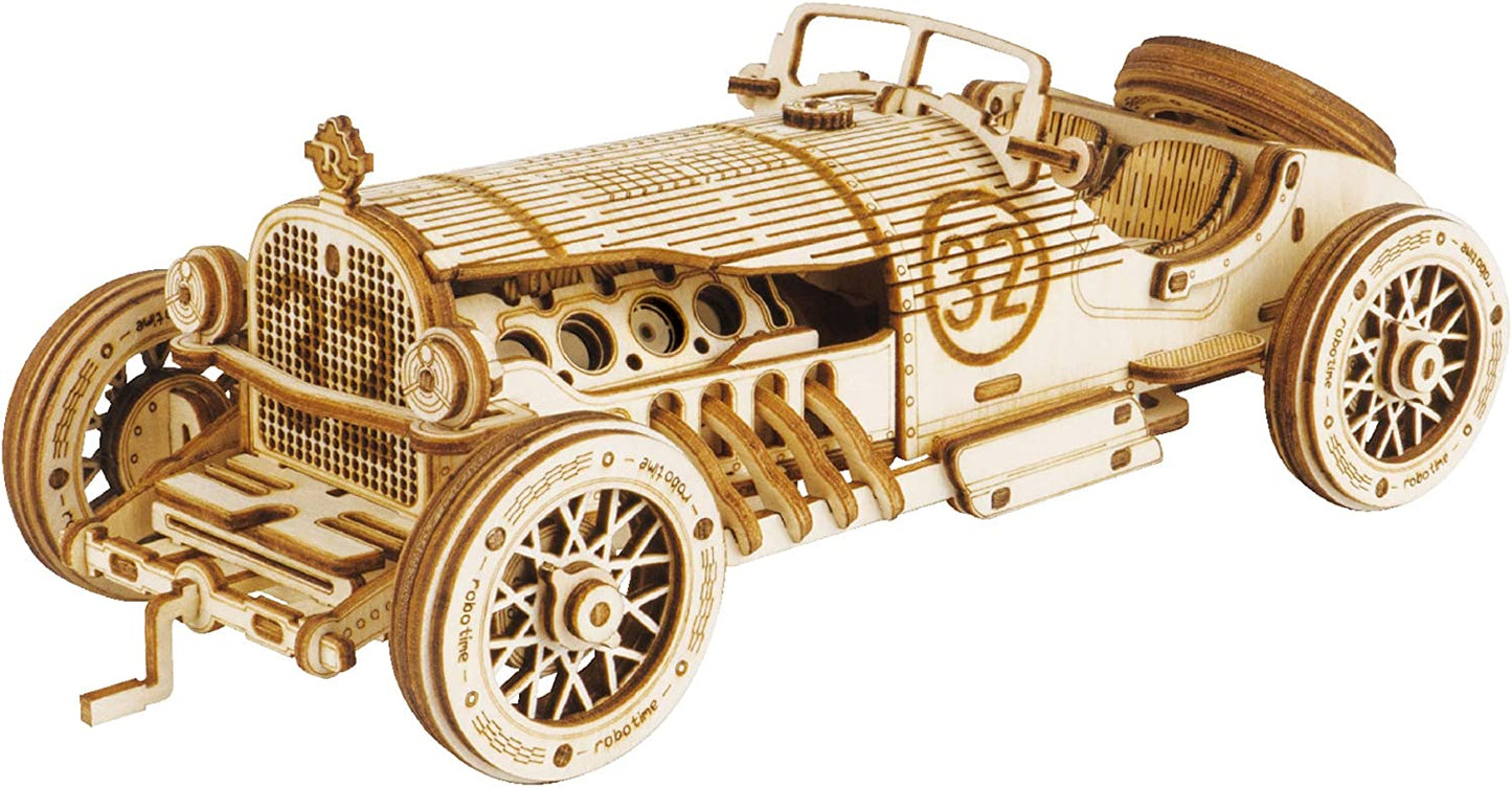 3D-s fából készült puzzle felnőtteknek-mechanikus