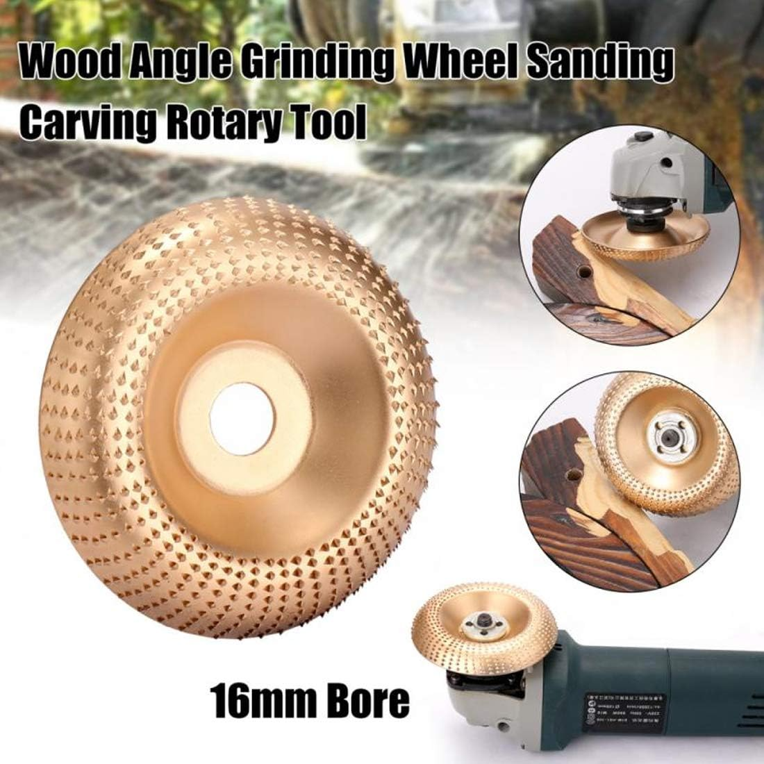 Csiszoló faformázó tárcsa köszörűhöz 125mm*22mm