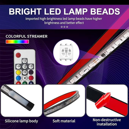 LED-es fénycsík távirányítóval teherautóhoz (1 m)
