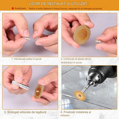 Mini vágókorongok (10 darabos készlet)