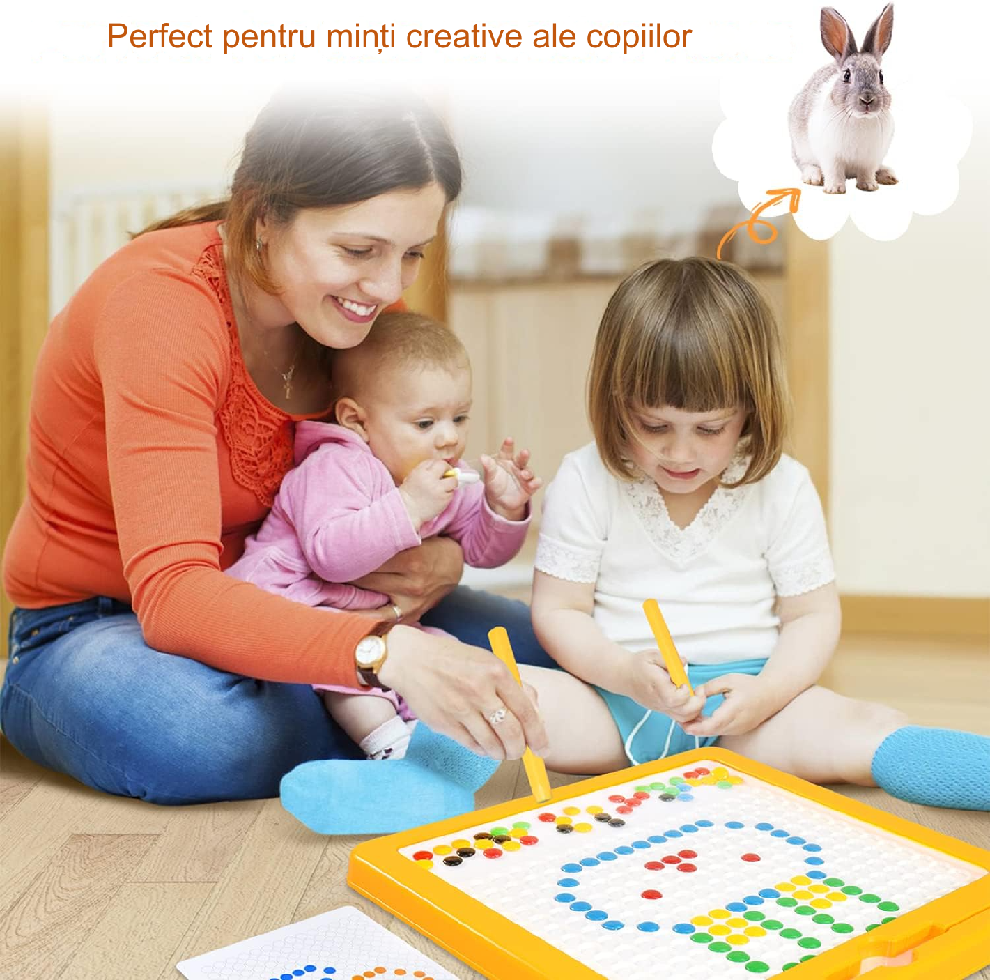 Mágneses puzzle tábla gyerekeknek