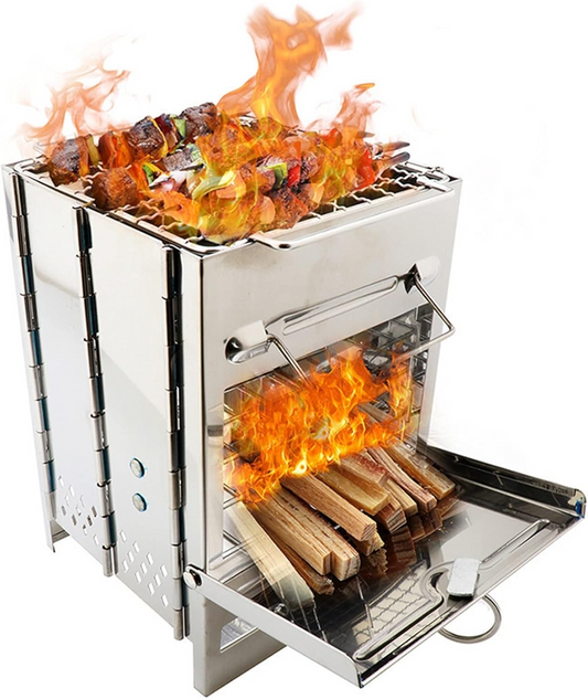 NomadGrill™ Mini Grill kempingezéshez és utazáshoz
