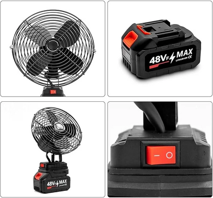 AirVolt™ – Professzionális Hordozható Ventilátor