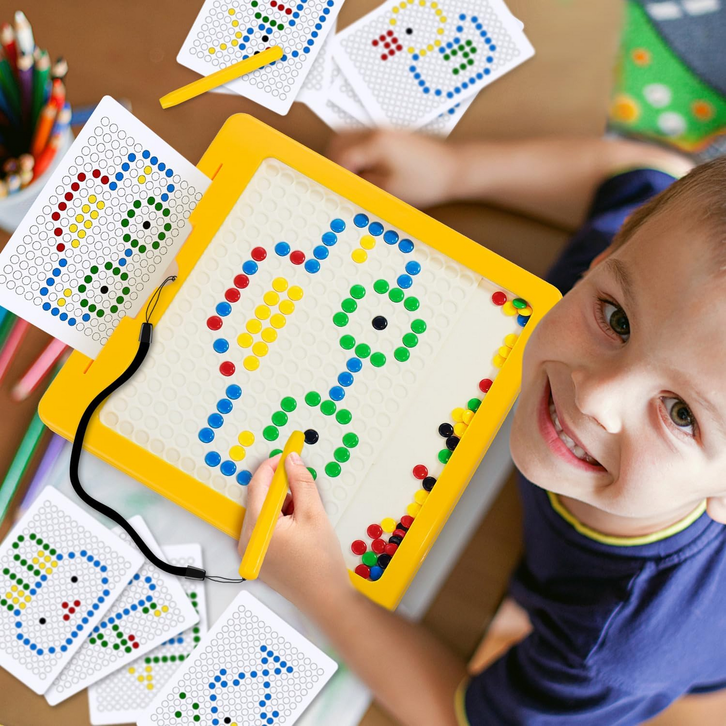 Mágneses puzzle tábla gyerekeknek