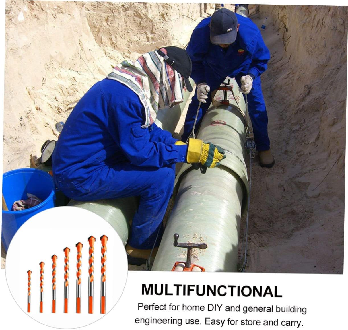 DuraCut™ fúrókészlet betonhoz, kerámiához, üveghez, falazathoz (6 darab)