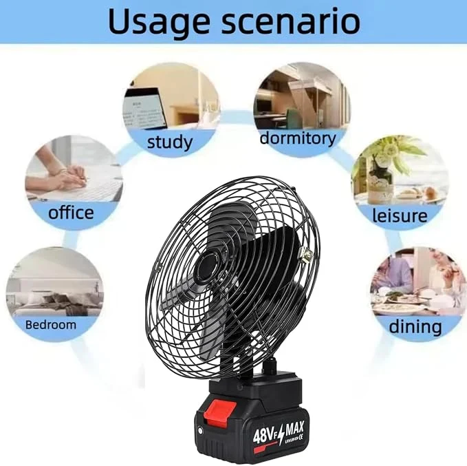 AirVolt™ – Professzionális Hordozható Ventilátor
