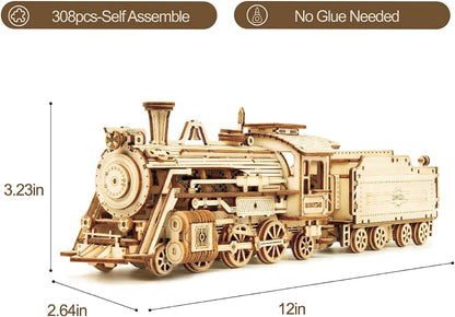 3D-s fából készült puzzle felnőtteknek-mechanikus