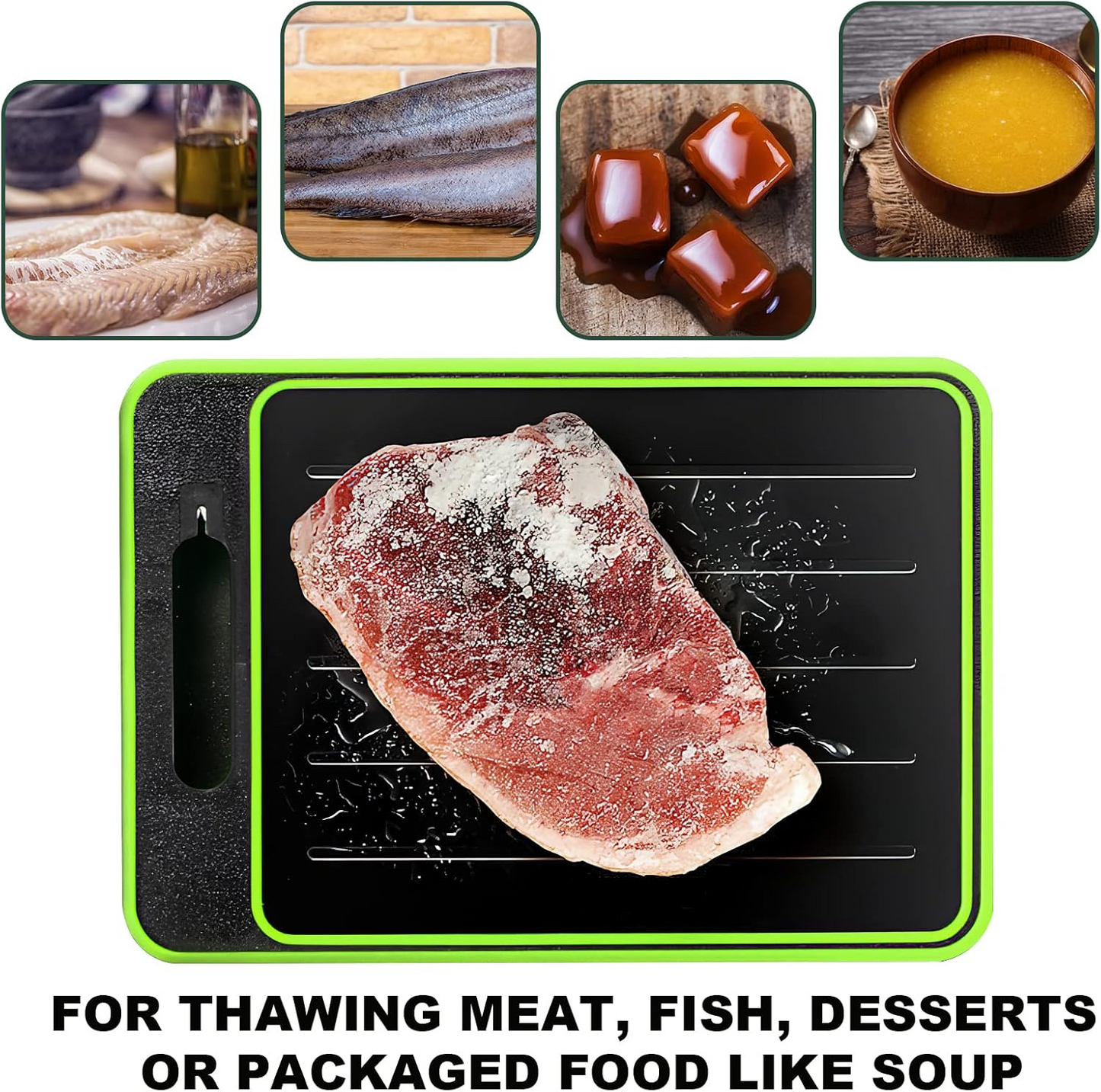 4 az 1-ben konyhai aprító késélezővel és leolvasztó lappal