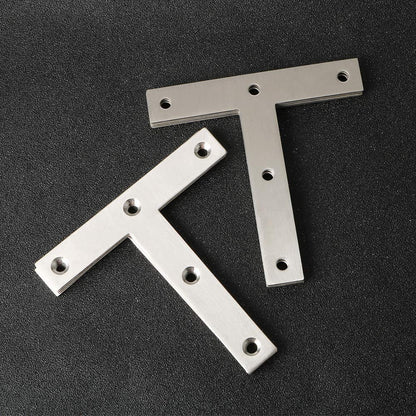 T-alakú rozsdamentes acél javítólapok (80x80mm) 12 darabos készlet