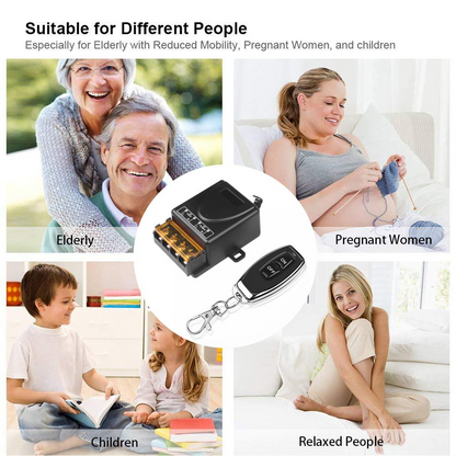 SecureSwitch™ - RF távirányító kapcsoló, távirányító