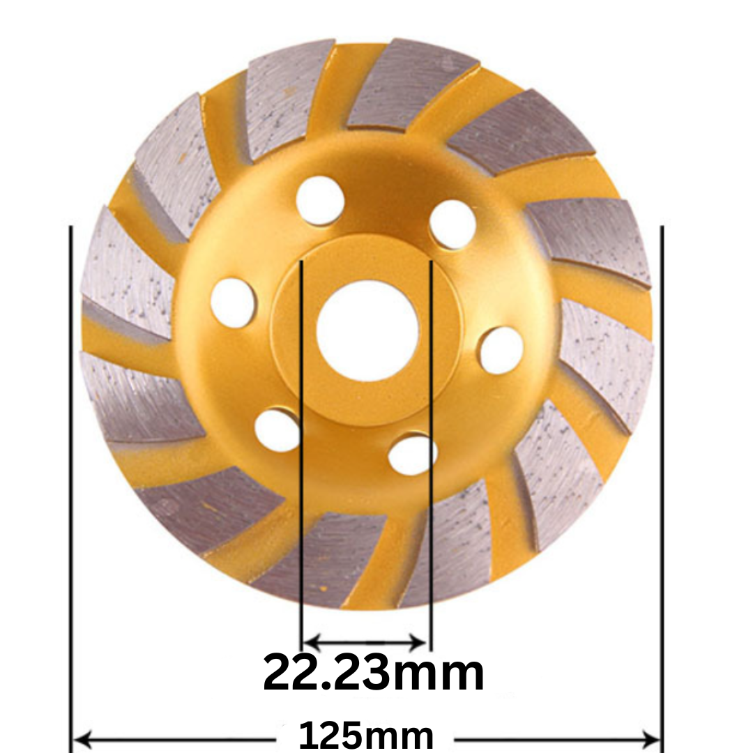DiamondFlex™ csiszolókorong 125 mm-es gyémánt szegmensekkel