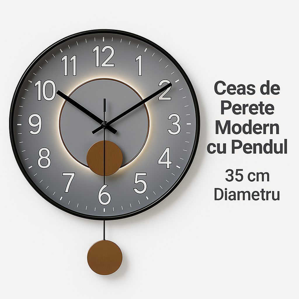 Modern falióra ingával – 35 cm átmérőjű