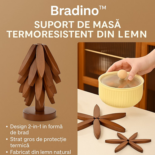 Bradino™ – Hőálló fa asztali állvány