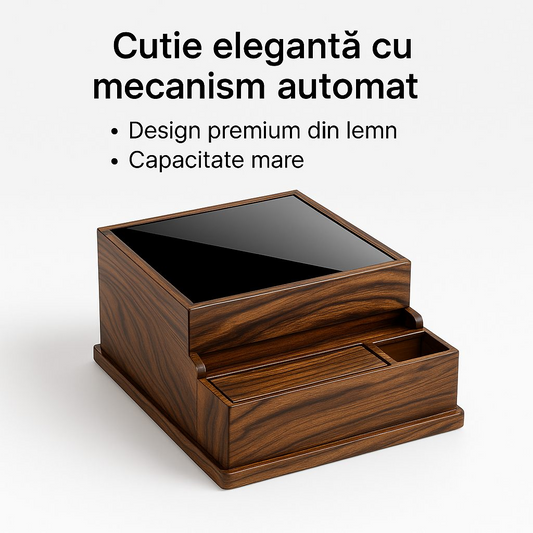 Woodora™ – Elegáns fadoboz automata mechanizmussal