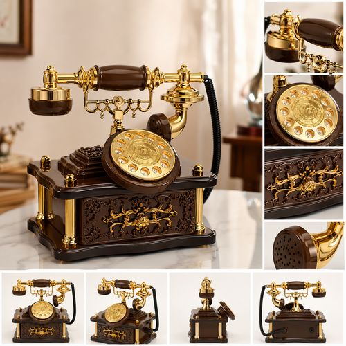 RoyalCall™ – Elegáns retro telefon klasszikus dizájnnal és luxusstílussal